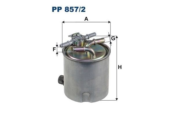 Yakıt Filtresi  Nissan X-Trail (T31)(03.2007->)  FILTRON PP 857/2