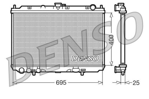 Su Radyatörü  DENSO DRM46016