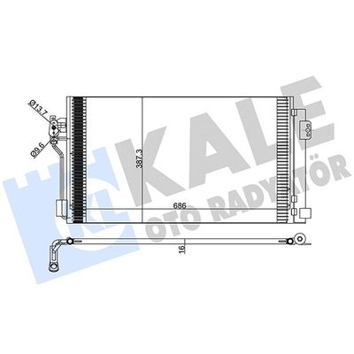 Klima Radyatörü  KALE 381500