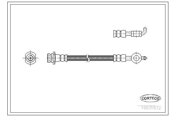 Fren Hortumu Arka Sağ veya Sol OSSCA BRSFH24016