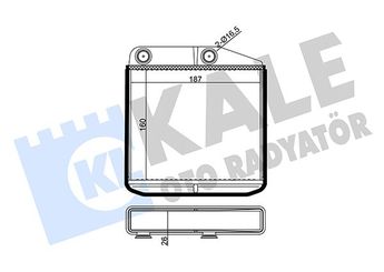 Kalorifer Radyatörü  BEHR AH 9 000S  39033120 77363898 77365032 1611902880 1618468 55702423 6448T3 6448X8 6448T8 77364557 77365333 77366860 77366932 16 18 468