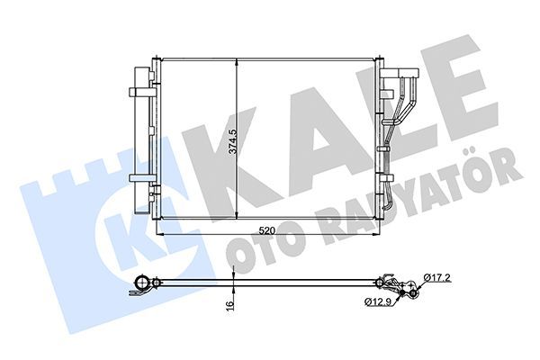 Klima Radyatörü  KALE 345415