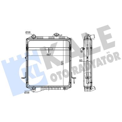 Su Radyatörü  WENDERPARTS MA6395010401