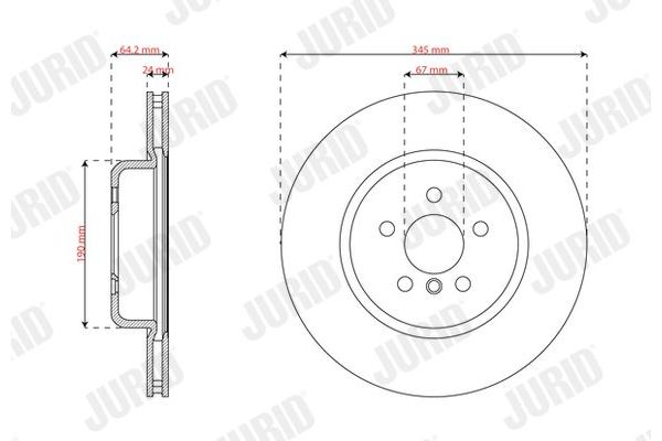 Fren Disk Ayna Arka Sol BMW ORJINAL 34208856161