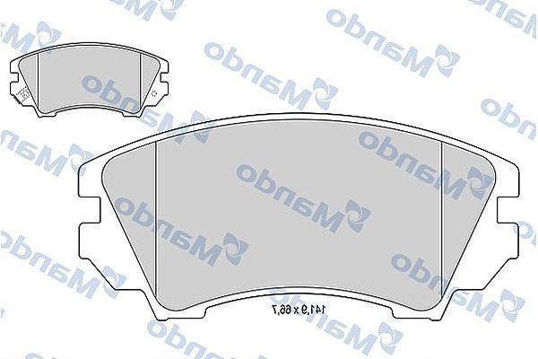 Fren Disk Balata Ön Opel Insignia A (2008->)  MANDO MBF015254