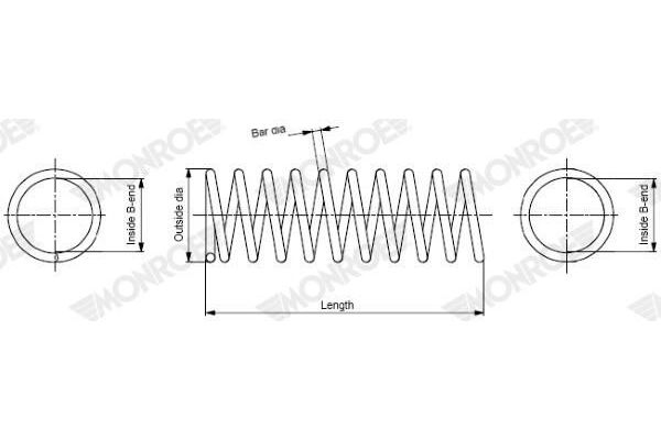 Helezon Yayı Arka MONROE SP3451