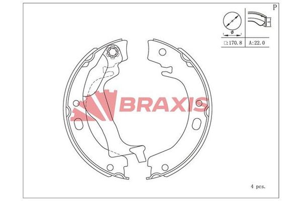 El Fren Balatası  BRAXIS AC0113