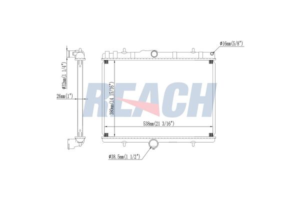 Su Radyatörü  RADISEN RR 63621