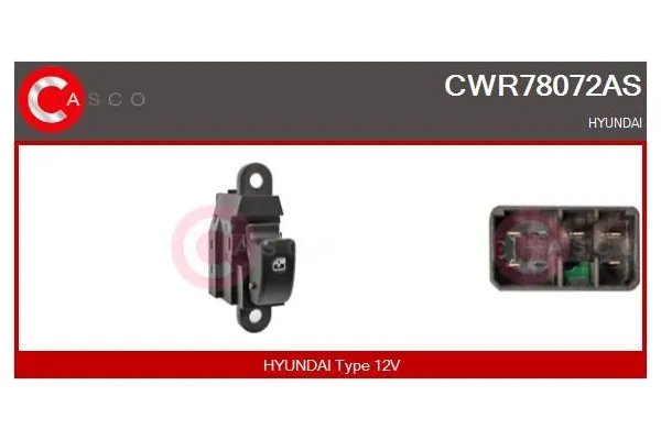 Cam Açma Düğmesi Ön Sağ Hyundai H-1 (->2008)  MGA 31275