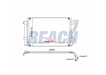 Klima Radyatörü  MANDO HC976061M000  976061M000 97606-1M000