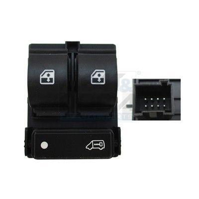 Cam Açma Düğmesi Ön Sağ Fiat Ducato Luxusbus Panorama Modular 33 (290)(04.2014->)  ZEGEN ZSW1082