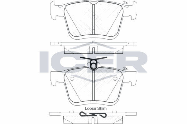 Fren Disk Balata Arka Audi A3 (8V1)(03.2012->)  AYD 60409A