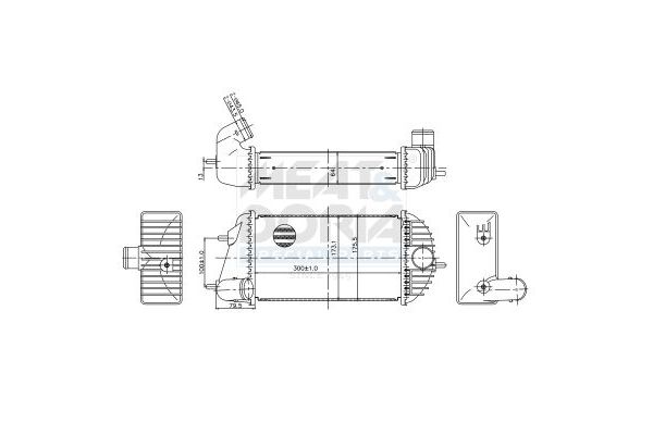 Turbo Radyatörü  DENSO DIT47001