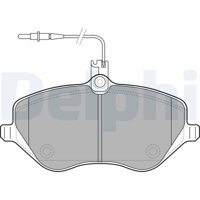Fren Disk Balata Ön Citroen C6 (09.2005->)  DELPHI LP1891
