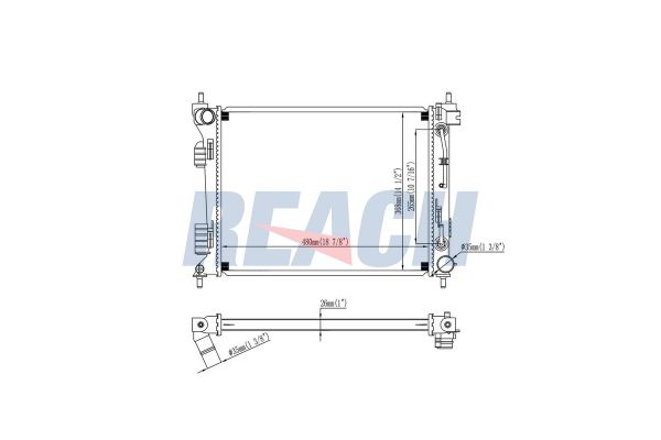 Su Radyatörü  RADISEN RR 675002