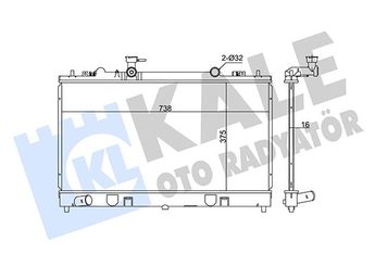 Su Radyatörü  KALE 347920  46745809 AJA415205 RF5C15200 RF5C-15-200 RF5C15200C RF5C-15-200 C RF5C15200A RF5C-15-200A RF5C15200B RF5C-15-200B RFAB15200 RFYB15200 YF4715205