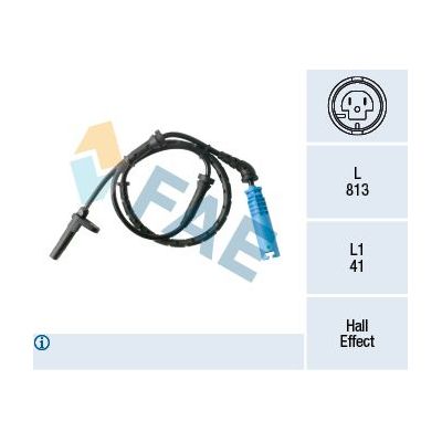 Abs Sensörü Arka Sağ veya Sol BMW 6 Serisi Coupe (E63)(2003->)  FAE 78486