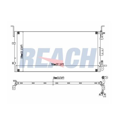 Klima Radyatörü  Kia Magentis (MS)(2001->)  VEKA 43-2113