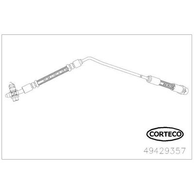Fren Hortumu Arka Sağ BMW X5 Serisi (E53)(2000->)  CORTECO 49429357