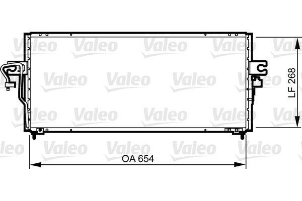 Klima Radyatörü  Nissan Almera (N15)(07.1995->)  VALEO 817792