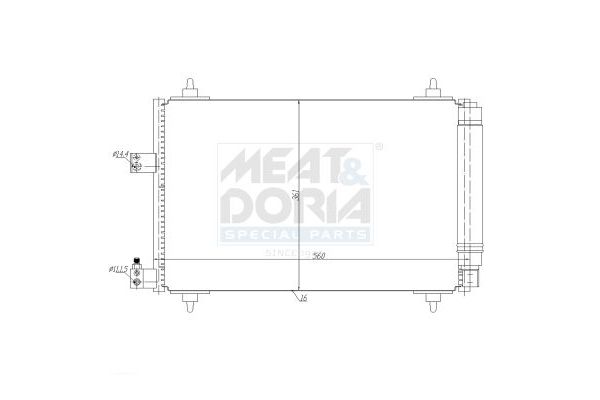 Klima Radyatörü  BEHR AC 585 001S
