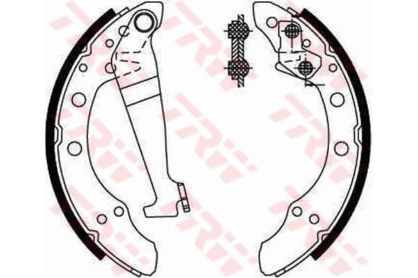 Fren Pabuçlu Balata Arka Volkswagen Passat (321/323/331)(08.1977->1980)  TRW GS8092