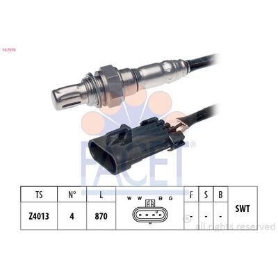 Oksijen (Lambda) Sensörü  FACET 10.7070