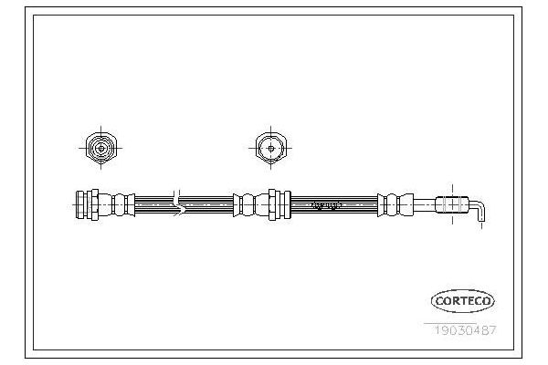 Fren Hortumu Ön Sağ veya Sol SVAC 71-0112