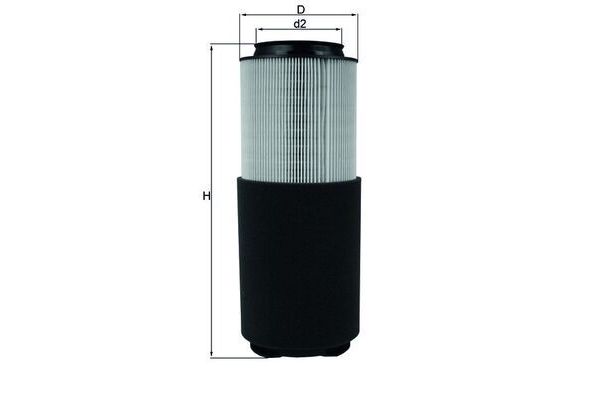 Hava Filtresi  Volvo V70 S.Wagon [Combi] (01.2000->)  MAHLE LX 976