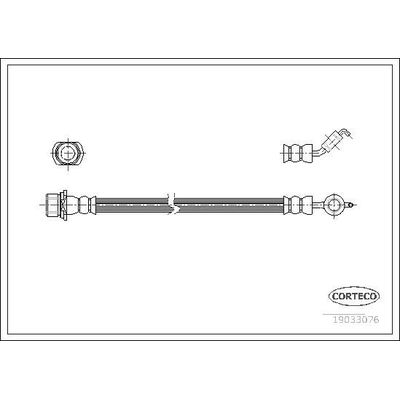 Fren Hortumu Arka Sağ veya Sol Toyota Corolla (E12)(2002->)  DELPHI LH6442