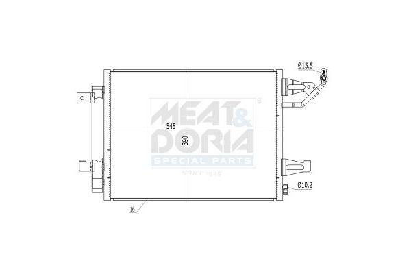 Klima Radyatörü  Mitsubishi Colt CZ3 Lim. 5-trg. (Z30A)(04.2004->)  BSG 62-525-004