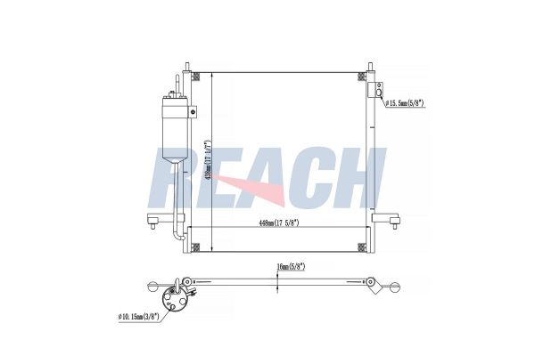 Klima Radyatörü  VEKA 43-3001