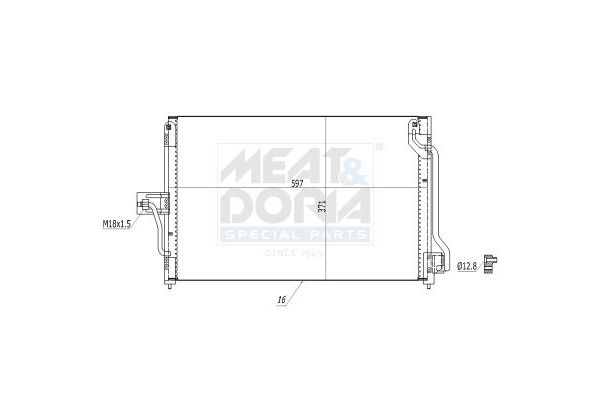 Klima Radyatörü  VEKA 43-3211