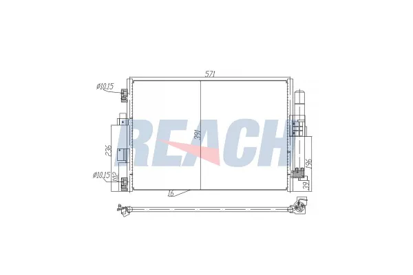 Klima Radyatörü  Ford Tourneo Connect (CHC)(2013->)  MGA 82281