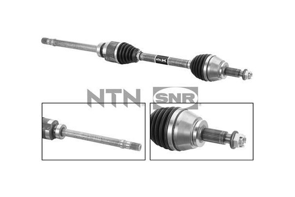 Aks Komple Ön Sağ Renault Megane IV Grandtour (06.2016->)  SNR DK55.224