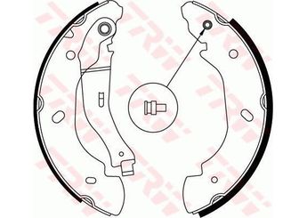 Fren Pabuçlu Balata Arka PBS 4101  1C152200AC 1227045 1C1J2200BA 4095038 4110585 4540771 1C15-2200-AC 1C152200AD 1C15-2200-AD