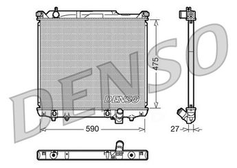 Su Radyatörü  DENSO DRM47020  25310 1J000 1770052D30 1770052D31000