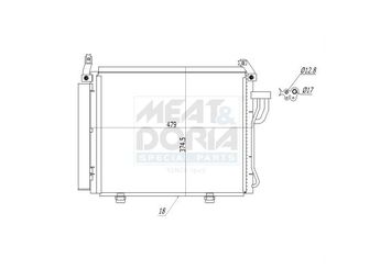 Klima Radyatörü  ORİS CHY327016  976060X000 976060X010
