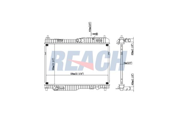 Su Radyatörü  FORD ORJINAL 8V518005DG