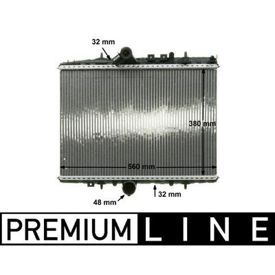 Su Radyatörü  Citroen C5 Break (05.2001->)  MAHLE CR 883 000P