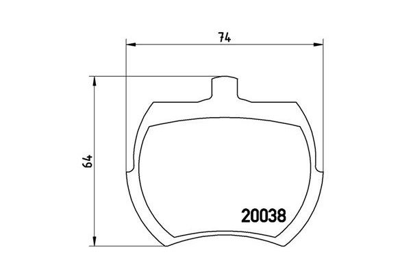 Fren Disk Balata Ön MG Rover Mini (1979->12.2000)  MAGNETI MARELLI 363700452002