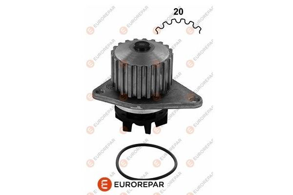 Devirdaim Su Pompası  Peugeot 309 (02.1986->)  EUROREPAR 1637171580