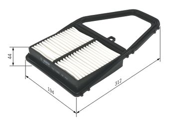 Hava Filtresi  BOSCH 1 987 429 176  1987429176 1 987 429 176 17220PLC000 17220-PLC-000 17220PLC505 17220-PLC-505 17220PLCY00 17220-PLC-Y00 17220PMRA00 17220-PMR-A00