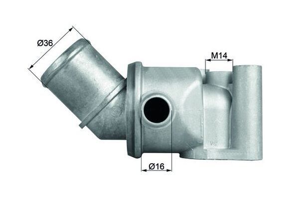 Termostat Gövdesi  MAHLE TI 91 87D