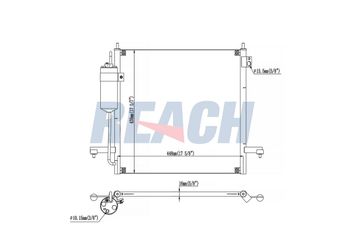 Klima Radyatörü  VEKA 43-3007  7812A171 MN123606 MN123642