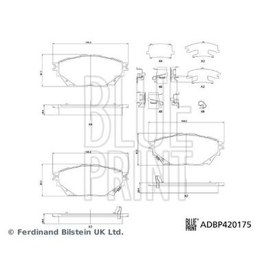 Fren Disk Balata Ön AYD 60208BA