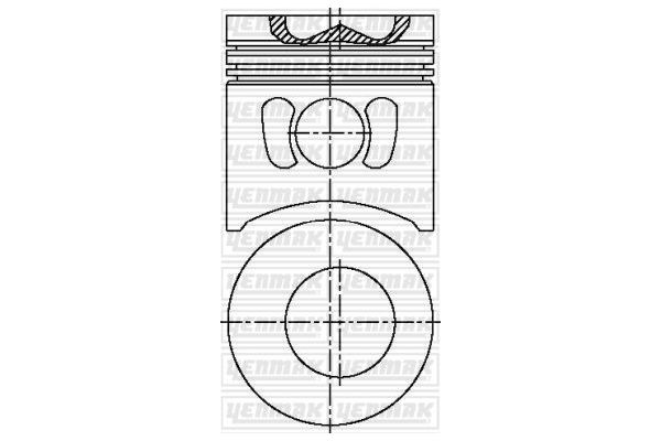Piston (104.50MM-0.50)  YENMAK 31-04438-050
