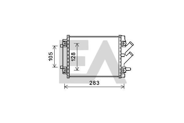 Su Radyatörü  Audi S8 (4HC)(11.2013->)  NISSENS 60357