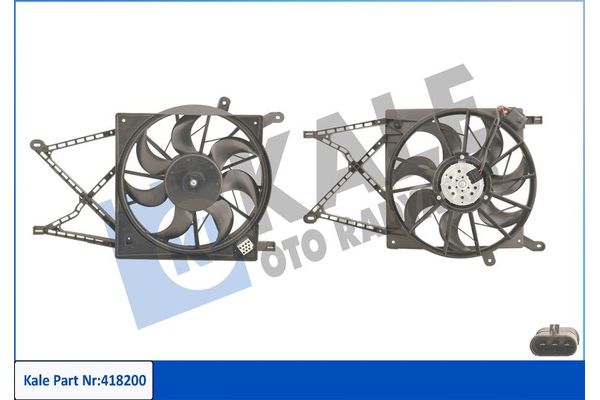 Radyatör Fan ve Motoru  KALE 418200