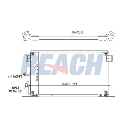 Klima Radyatörü  Toyota Hilux (KDN1)(2001->)  ORİS CTO352016